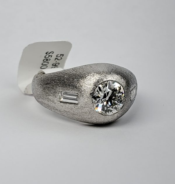 Vintage old European Cut ring - Image 3